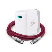Vivid + Habitat | 18W USB-C Charger + | 8ft Lightning to USB-C cable