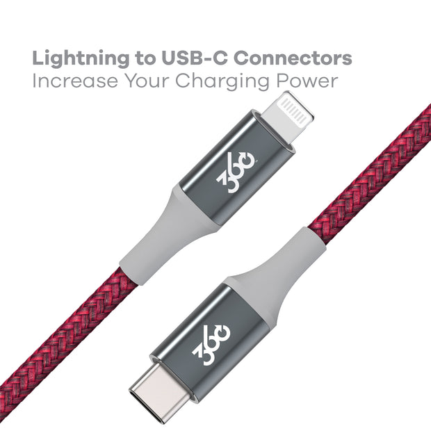 Vivid + Habitat | 18W USB-C Charger + | 8ft Lightning to USB-C cable